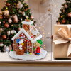 5.5“ Peanuts© Battery-Operated LED Gingerbread House