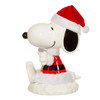 9" Un-Lit Peanuts© Santa Snoopy Tree Topper