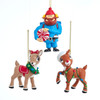 Rudolph The Red Nose Reindeer® Ornaments, 3 Assorted