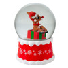 100MM Musical Rudolph The Red Nose Reindeer® In Present Water Globe