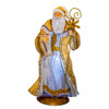16.5“ Capiz Gold Santa Table Piece