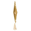 16" Un-Lit Pearl and Gold Shimmer Star Tree Topper