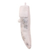 White Velvet Sequined Snowflakes Stocking