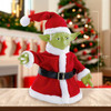 10.5" Un-Lit Star Wars™ Santa Yoda Tree Topper