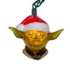 9' Star Wars™ UL 10L Yoda With Santa Hat Light Set