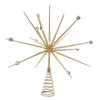 14.8“ Un-Lit Gold Thorn Spring Treetop