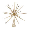 14.8" Un-Lit Gold Thorn Spring Tree Topper