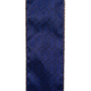 Dark Blue With Gold Glitter Double Wire Ribbon