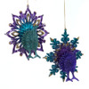 Peacock Ornaments, 2 Assorted