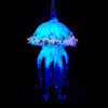 Glow-In-The-Dark Glass Jellyfish Ornament