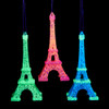 Glow-In-The-Dark Eiffel Tower Ornaments, 3 Assorted
