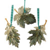 Leaf Ornaments, 3 Assorted
