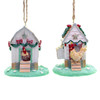 Chicken Coop Ornaments, 2 Assorted