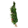 26"Battery Operated Pre-Lit Warm White LED Pinecone Wall Tree