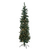 6' Pre-Lit Clear Incandescent Winchester Pine Pencil Tree