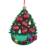 Christmas Tree Family of 6 Ornament For Personalization
