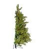 4' Pre-Lit Clear Incandescent PE Half Tree