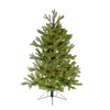 6' Pre-Lit Clear Incandescent PE Half Tree