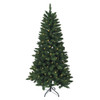 6' Pre-Lit Warm White LED Point Pine Tree