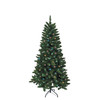 4.5' Pre-Lit Multicolored Incandescent Point Pine Tree