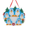 Penguin Family of 6 Ornament For Personalization