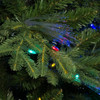 7' Pre-Lit Fiber Optic Multicolored LED Northern Light Tree