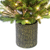 32" Pre-Lit Fiber-Optic Warm White LED Northern Light Potted Tree