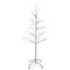 4' Pre-Lit Multicolored Fairy LED White Birch Twig Tree