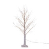 4' Pre-Lit Warm White Fairy Twinkle LED White Birch Twig Tree