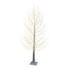 6' Pre-Lit Warm White Fairy LED Winter White Twig Tree
