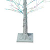 4' Pre-Lit RGB Fairy LED White Birch Tree