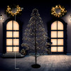 6' Pre-Lit Warm White LED Silhouette Fairy Tree