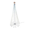 6' Pre-Lit RGB LED Collapsible Decorated Tree