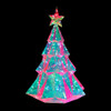 25.5“ Lighted Magical Iridescence Holographic Christmas Tree + Remote