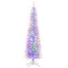 7' Pre-Lit Color Changing LED Iridescent Slim Winchester Pine Tree