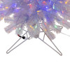 7' Pre-Lit Warm White LED Iridescent Slim Winchester Pine Tree