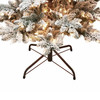5' Pre-Lit Clear Incandescent Snow Pine Tree