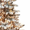 5' Pre-Lit Clear Incandescent Snow Pine Tree