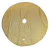 54“ Green and Gold With Holly Leaves Embroidered Tree Skirt