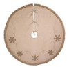 54" Macramé  Snowflake Tree Skirt