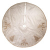 72" White Dupion Embroidered Tree Skirt