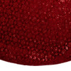 72“ Burgundy Sequin With Metal Cord Tree Skirt