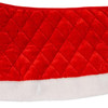 24“ Quilted Red Velvet Tree Collar