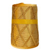 24“ Embroidered Gold Satin Tree Collar