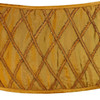24" Embroidered Gold Satin Tree Collar