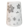 24“ White Snowflake Tree Collar
