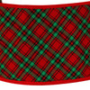 24" Plaid Tree Collar