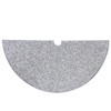 48“ Silver Sequined Tree Skirt