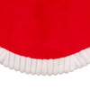 48" Red & White Faux Fur Tree Skirt