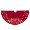 50" Reindeer Hand Embroidered Tree Skirt